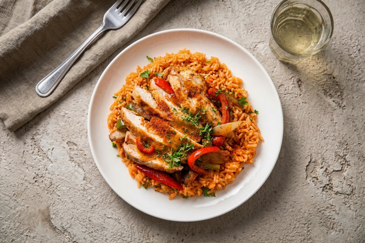 Peri Peri Chicken with Spanish 'Arroz Rojo' Rice